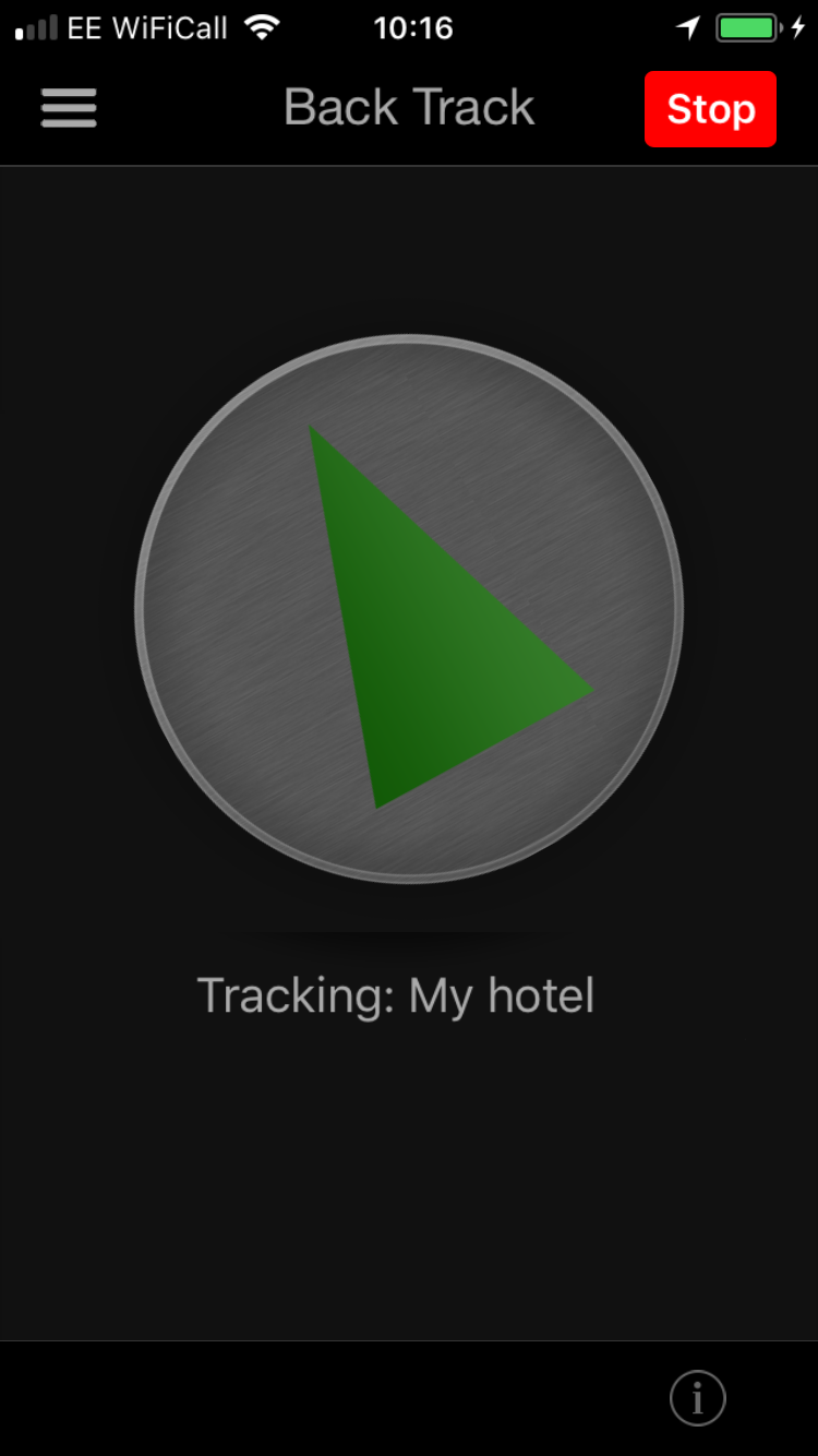 Back Track Pointer View